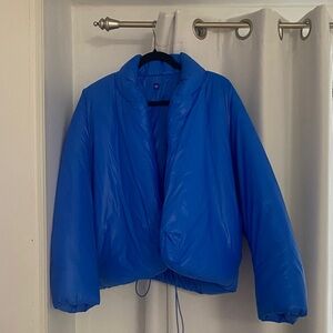 Yeezy Electric Blue Women's Puffer Coat